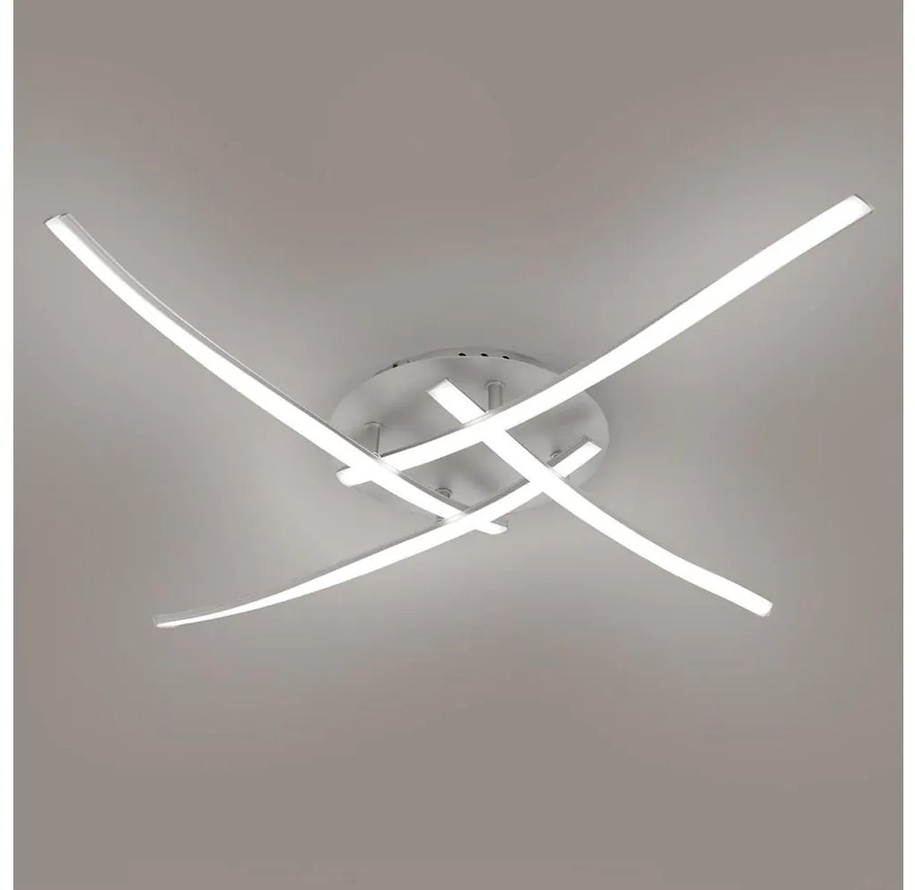 Brilagi - Plafoniera LED STRIPES LED/32W/230V argento