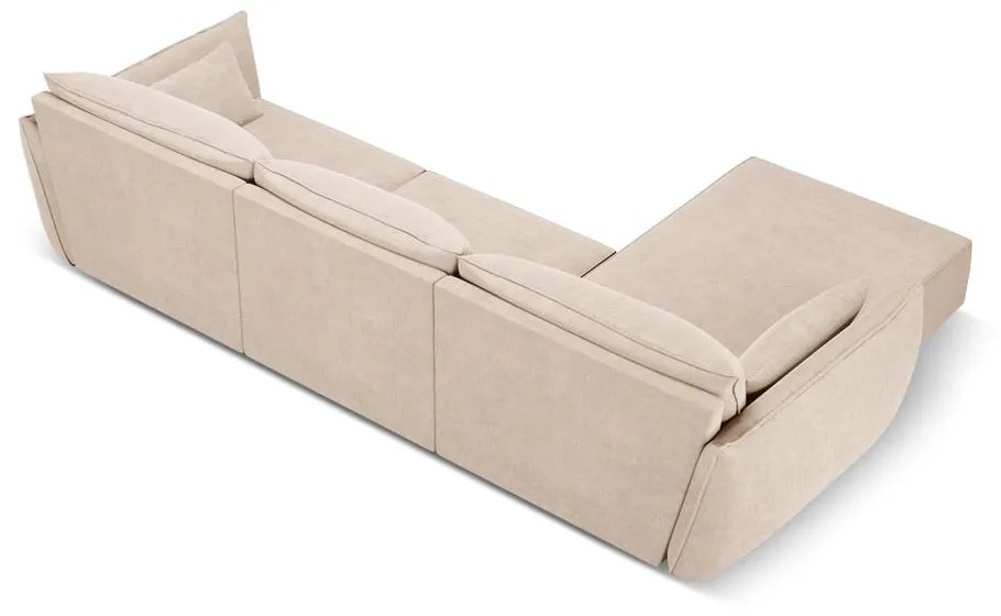 Divano angolare beige (angolo sinistro) Vanda - Mazzini Sofas