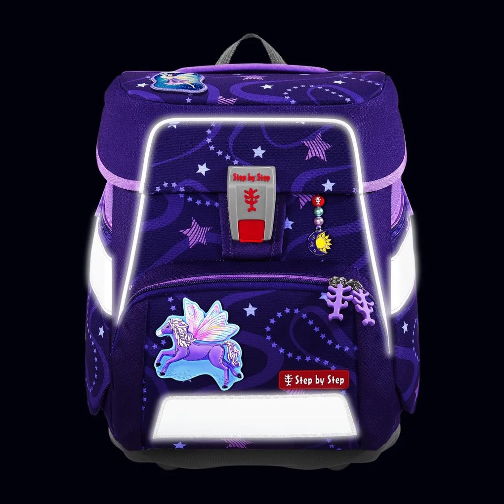 Zaino scuola SPACE - set da 5 pezzi, Step by Step Pegasus Emily
