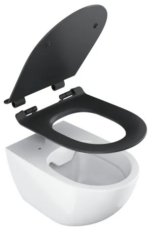 Ravak X01862 - Sedile WC a chiusura rallentata SoftClose VITA SLIM, nero