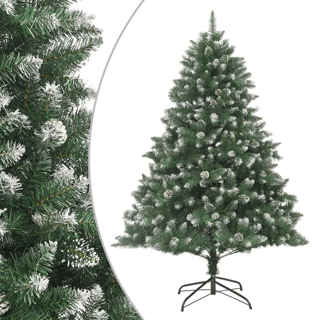 Albero Di Natale Artificiale Con Base 240 Cm Pvc /