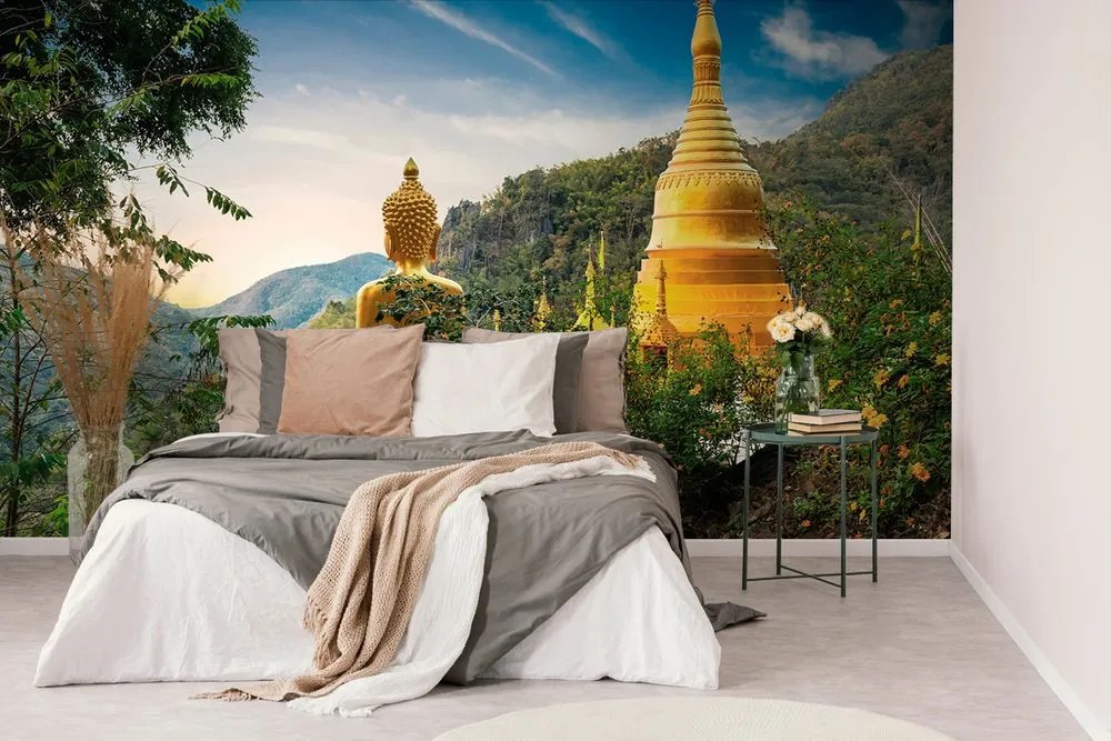 Carta da parati – Vista del Buddha dorato