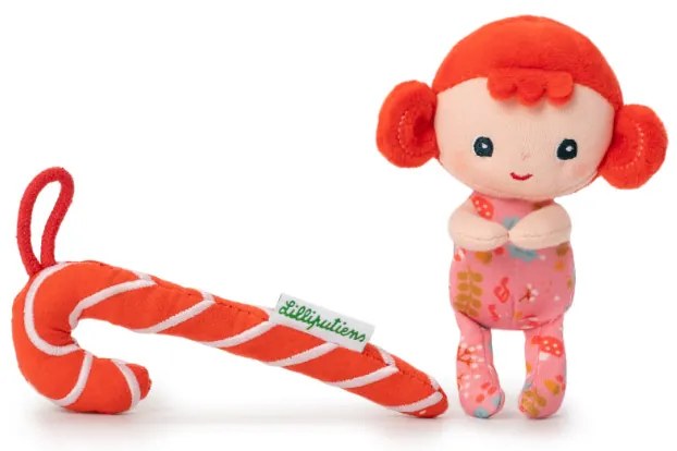 Lilliputiens - Elfo di Natale con bastoncino di zucchero