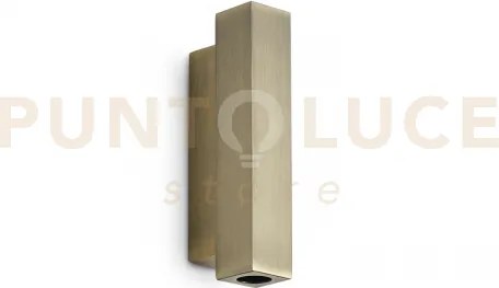 Look led square d.3cm 9w on-off 900 lm 3000 k ottone 15cm