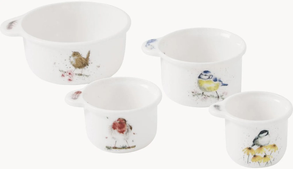 Set di 4 misurini in Fine Bone China Worcester