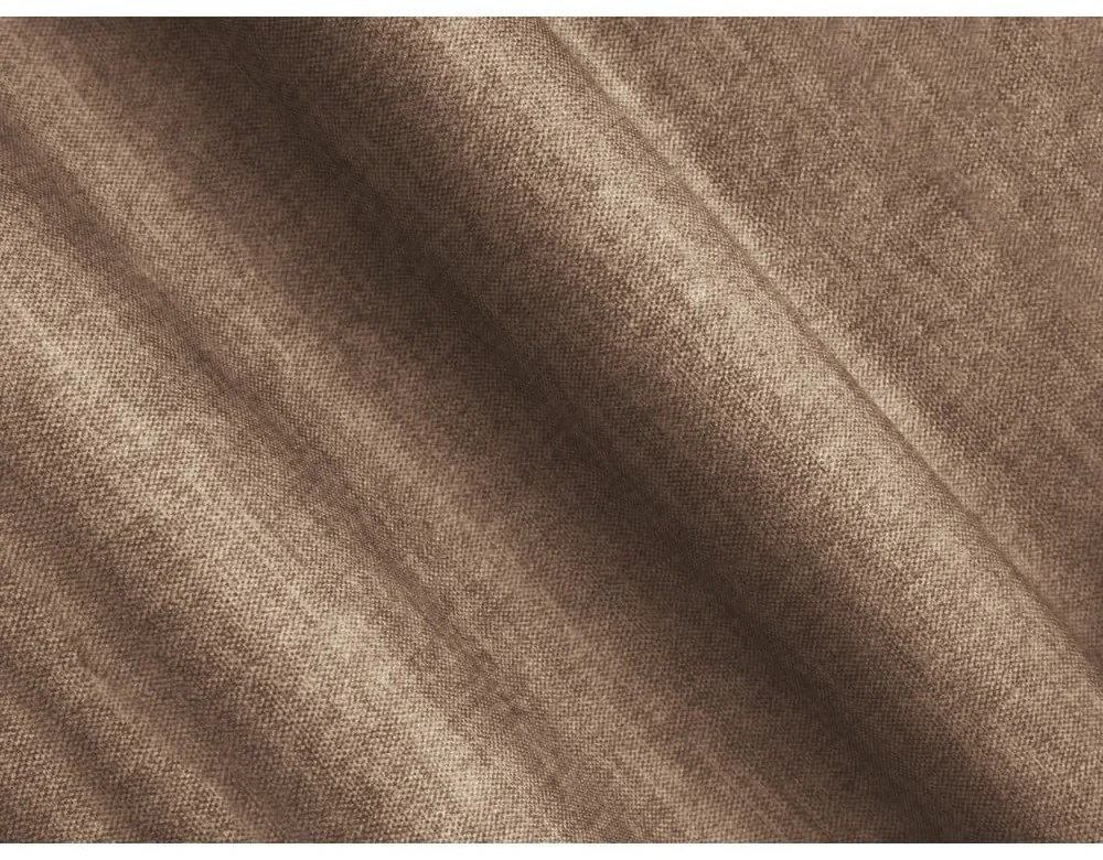 Divano angolare marrone (con penisola a destra/con chaise lounge) con rivestimento in velluto Loretto – Cosmopolitan Design