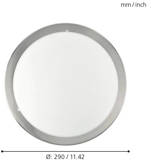 EGLO 82942 - Plafoniera PLANET 1xE27/60W