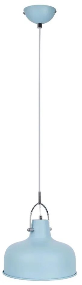 Lampadario a sospensione con filo ROMI 1xE27/40W/230V blu