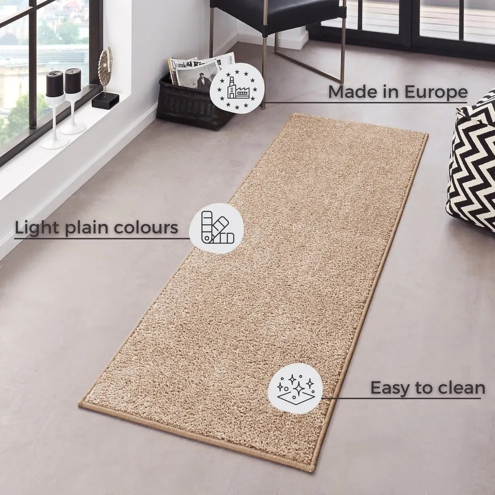 Runner beige , 80 x 400 cm Pure - Hanse Home