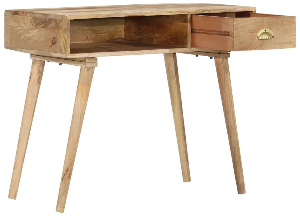 Tavolo consolle 90x45x75 cm in legno massello di mango