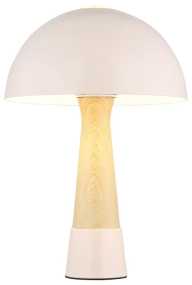 Globo 51570121 - Lampada da tavolo PAULIN 1xE27ILLU/40W/230V beige