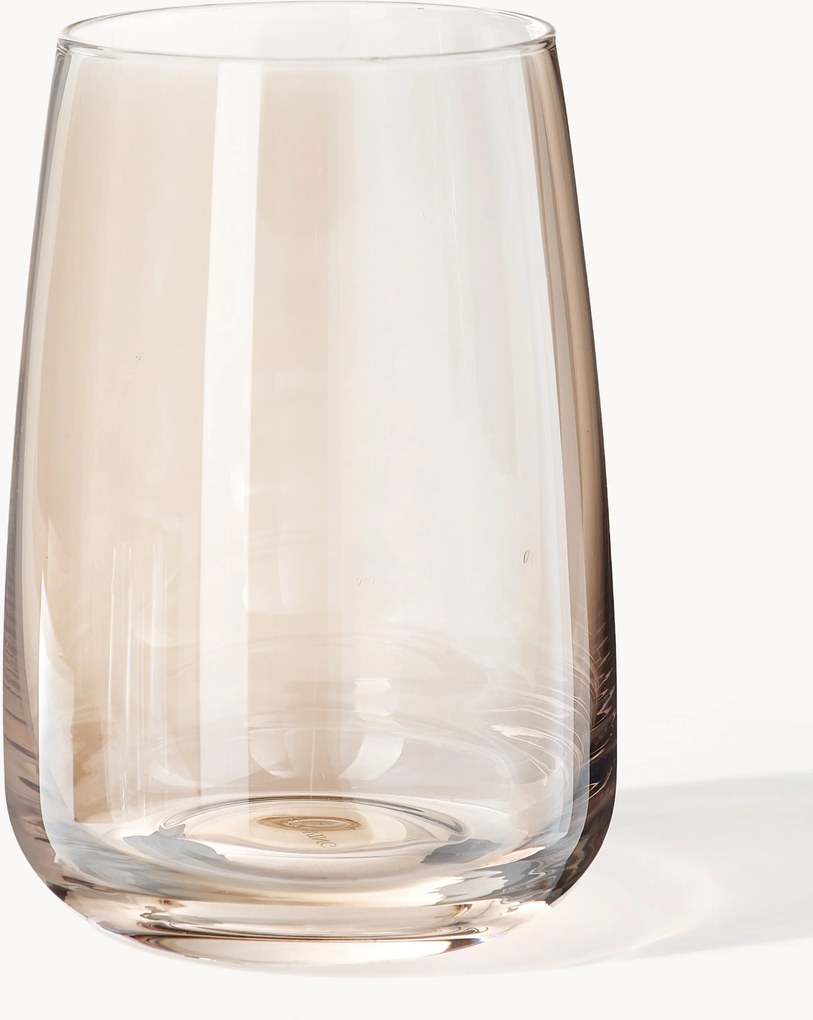 Set di 4 bicchieri da long drink in vetro soffiato Ellery