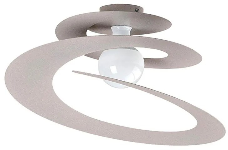 Plafoniera moderno Spirale Ø 50 cm ambrato IP20, 1XE27