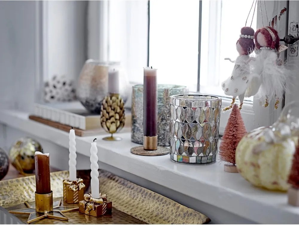 Candelieri in poliresina in set di 3 pezzi Halia - Bloomingville