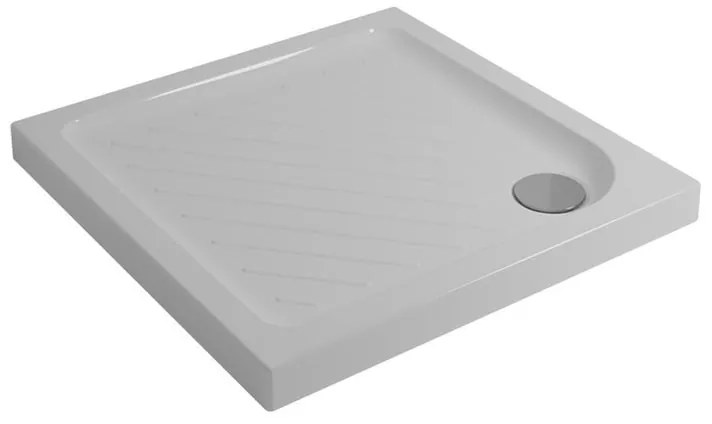 Piatto doccia CERAMICA DOLOMITE in ceramica ITALIA bianco L 90 x L 90 cm lucido