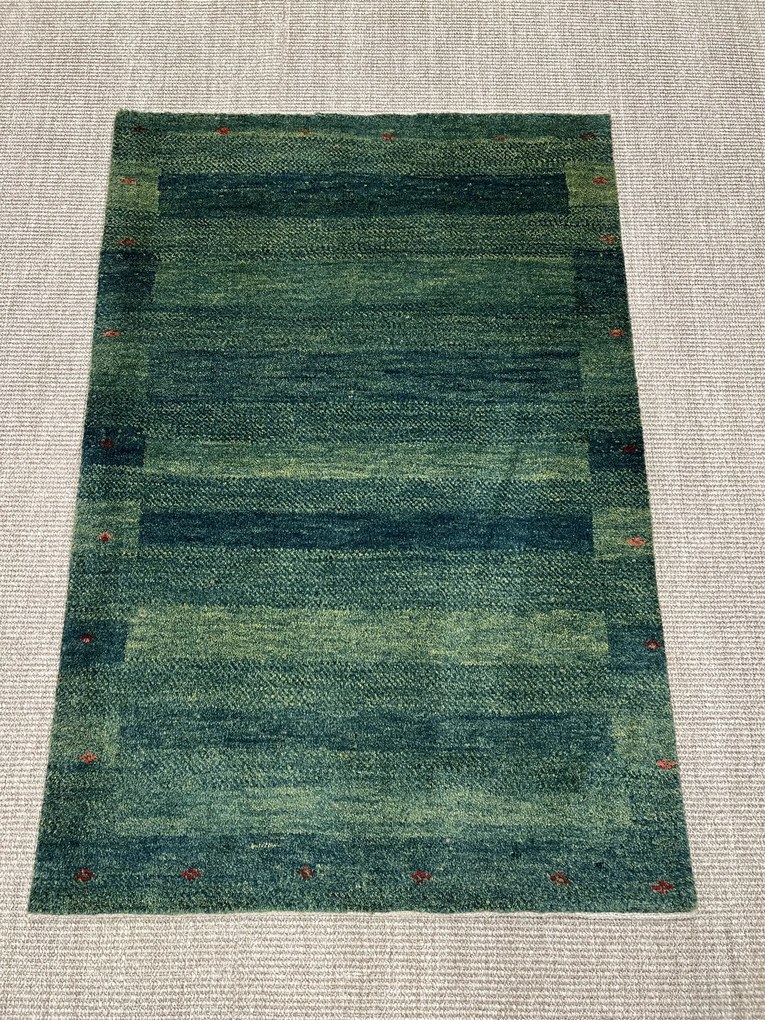 Gabbeh Tappeto persiano 130 x 80 Verde (Iran) Annodato A Mano