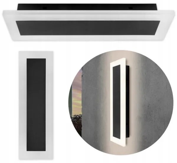 Applique a LED da esterno LED/19W/230V IP54 nero