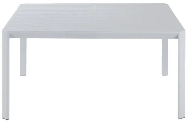 Tavolo da giardino allungabile Idaho NATERIAL in alluminio grigio per 8 persone 97/149x149cm