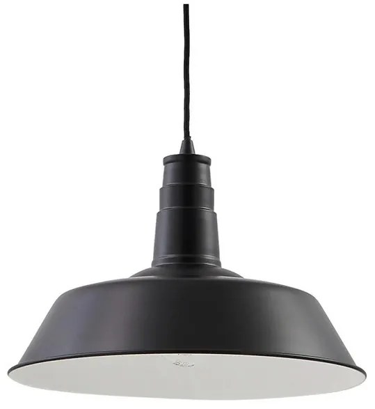 Laylan Lampada a Sospensione Ø36 Nero/Bianco - Lindby