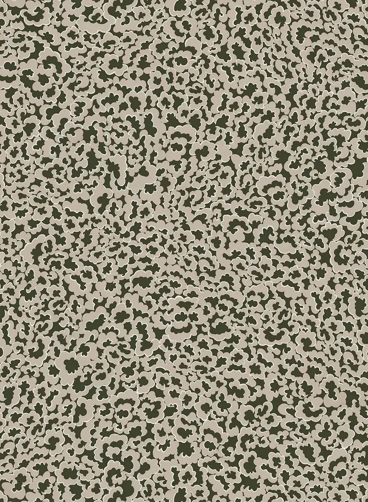 Josephine Munsey Carta da parati Clouds - Chaingate Green