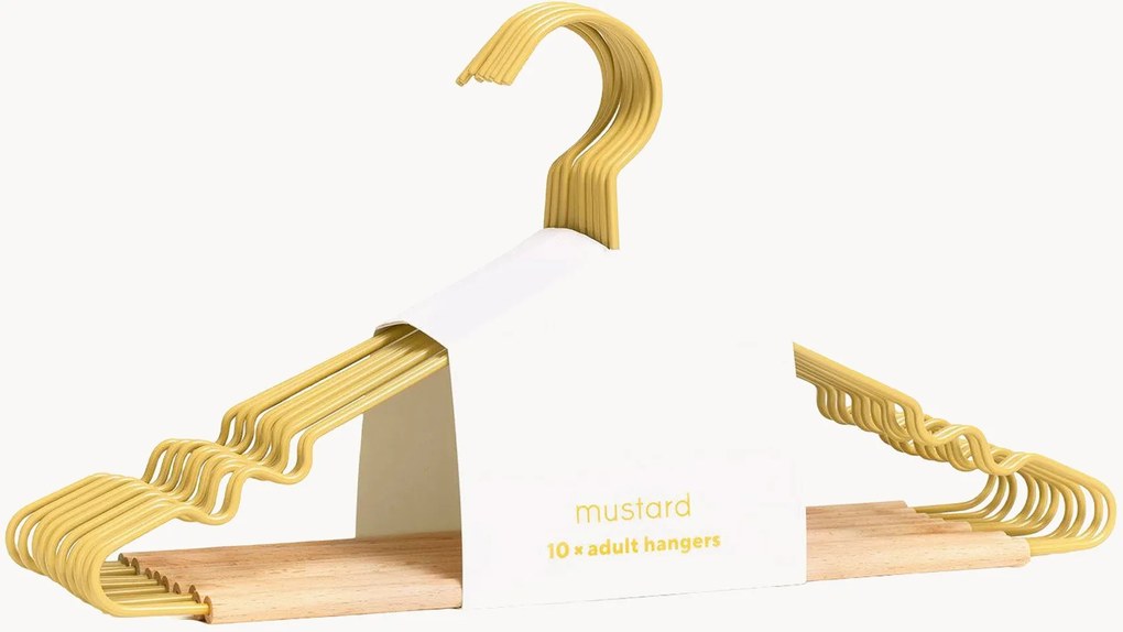 Set di 10 grucce fatte a mano Adult Butter