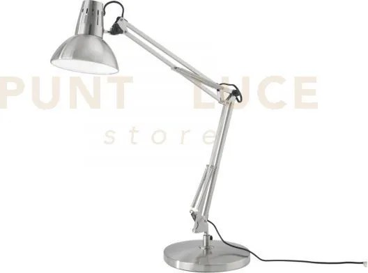 Lampada da scrivania artifex nickel 1 luce attacco e27 23x23x73,8cm...
