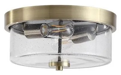 Searchlight 66210-2AB - Plafoniera per bagno PRESTON 2xE27/60W/230V IP44 Ø 33 cm ottone