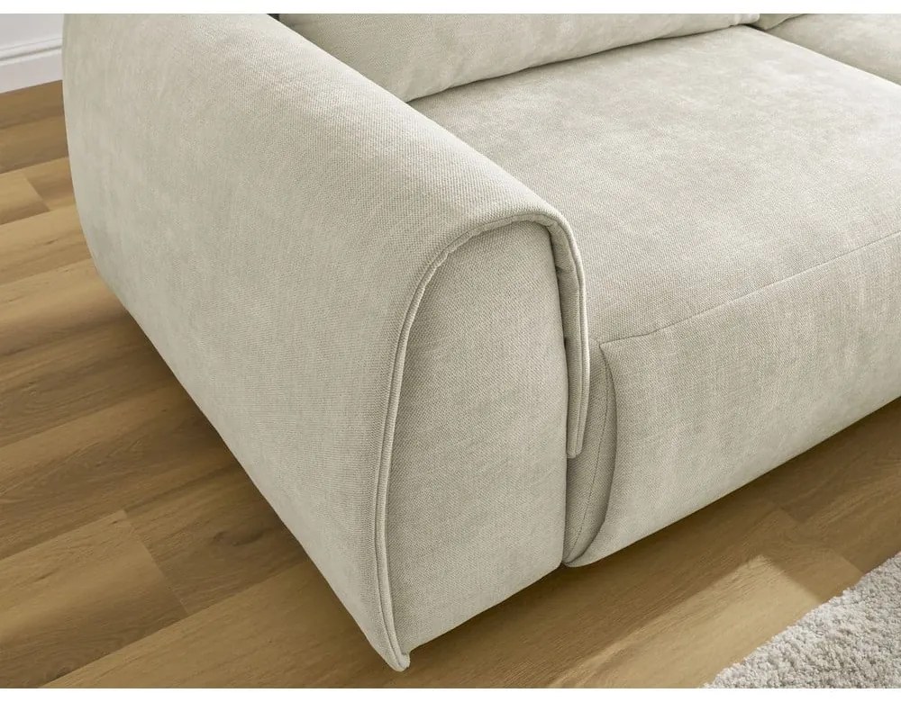 Divano angolare beige Aden – Bobochic Paris