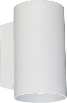 Lampada da parete smart rotonda bianca incl. 2 WiFi GU10 - Sandy