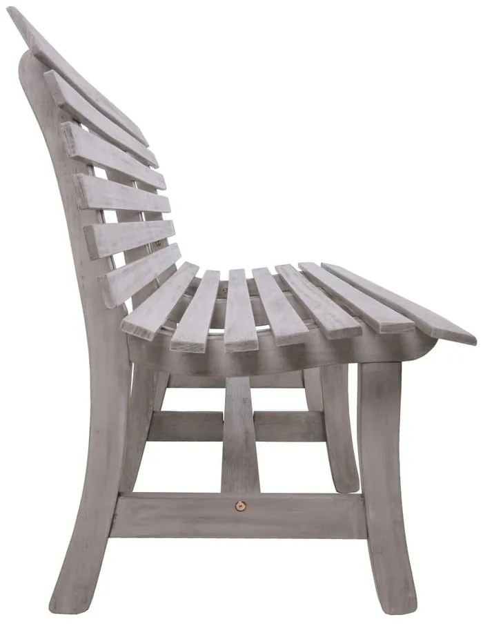 Panchina da giardino in legno grigio Mandalay - Garden Pleasure