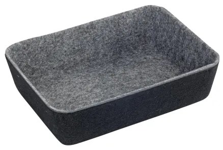 WENKO 64502100 - Organizzatore per cassetto FELT 28,5x20 cm grigio