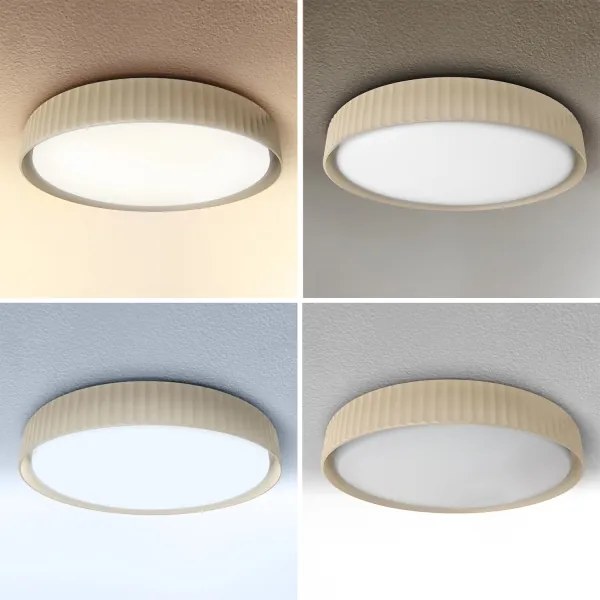 Brilagi - Plafoniera dimmerabile a LED LUCIA LED/60W/230V Ø 59 cm beige + telecomando incluso