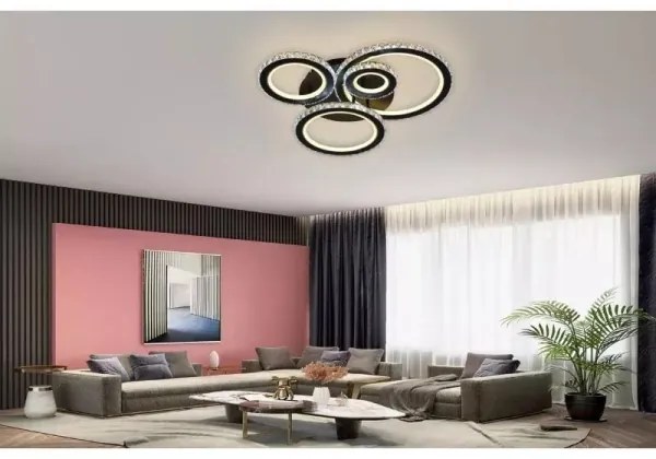 Lampadario a plafone LED dimmerabile LED/120W/230V 3000-6500K + telecomando