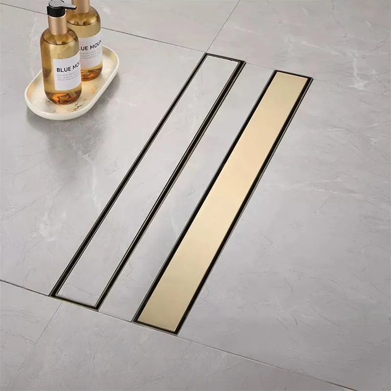 Scarico lineare Neox brush gold 60