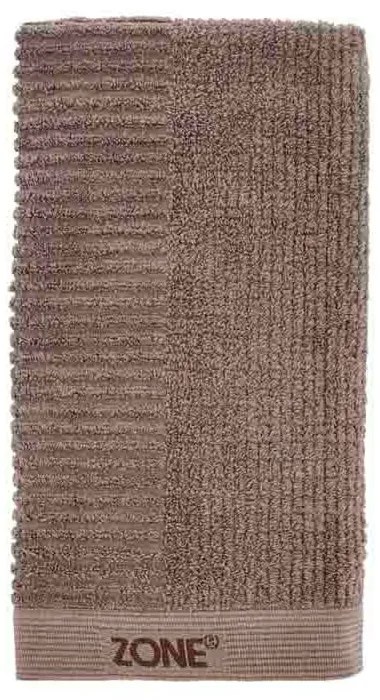 Asciugamano in cotone marrone 50x100 cm - Zone