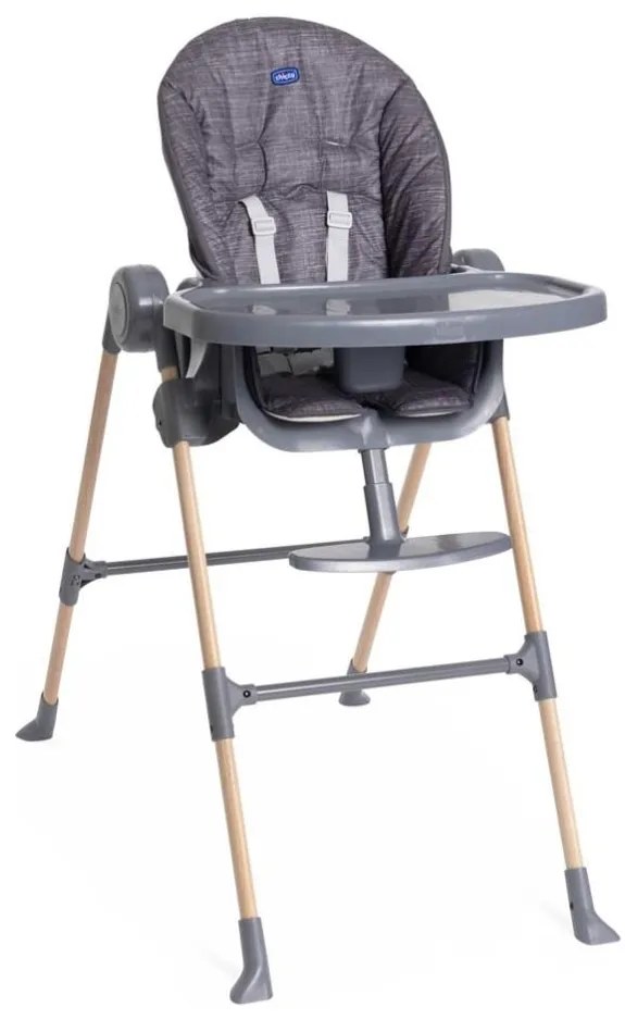 Chicco - Sedia da pranzo per bambini Polly Essential - grigio