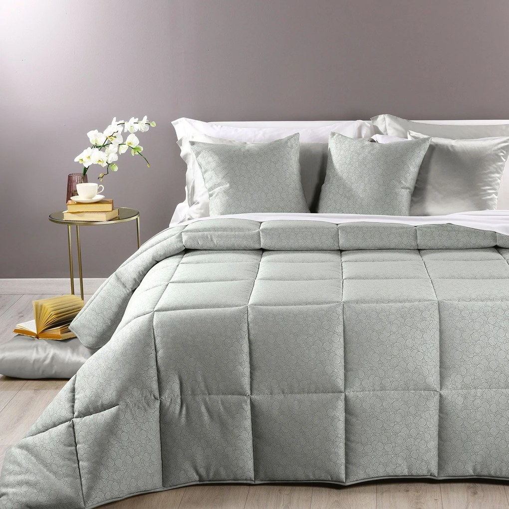 Trapunta Matrimoniale Oliver Dreaming, in raso jacquard