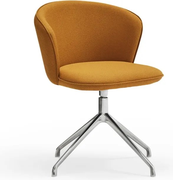 Set di sedie da pranzo color senape in imbottito 2 pz Add – Teulat