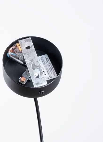 Sollux SL.1358 - Lampadario a sospensione con filo HYPERION 1xG9/8W/230V nero