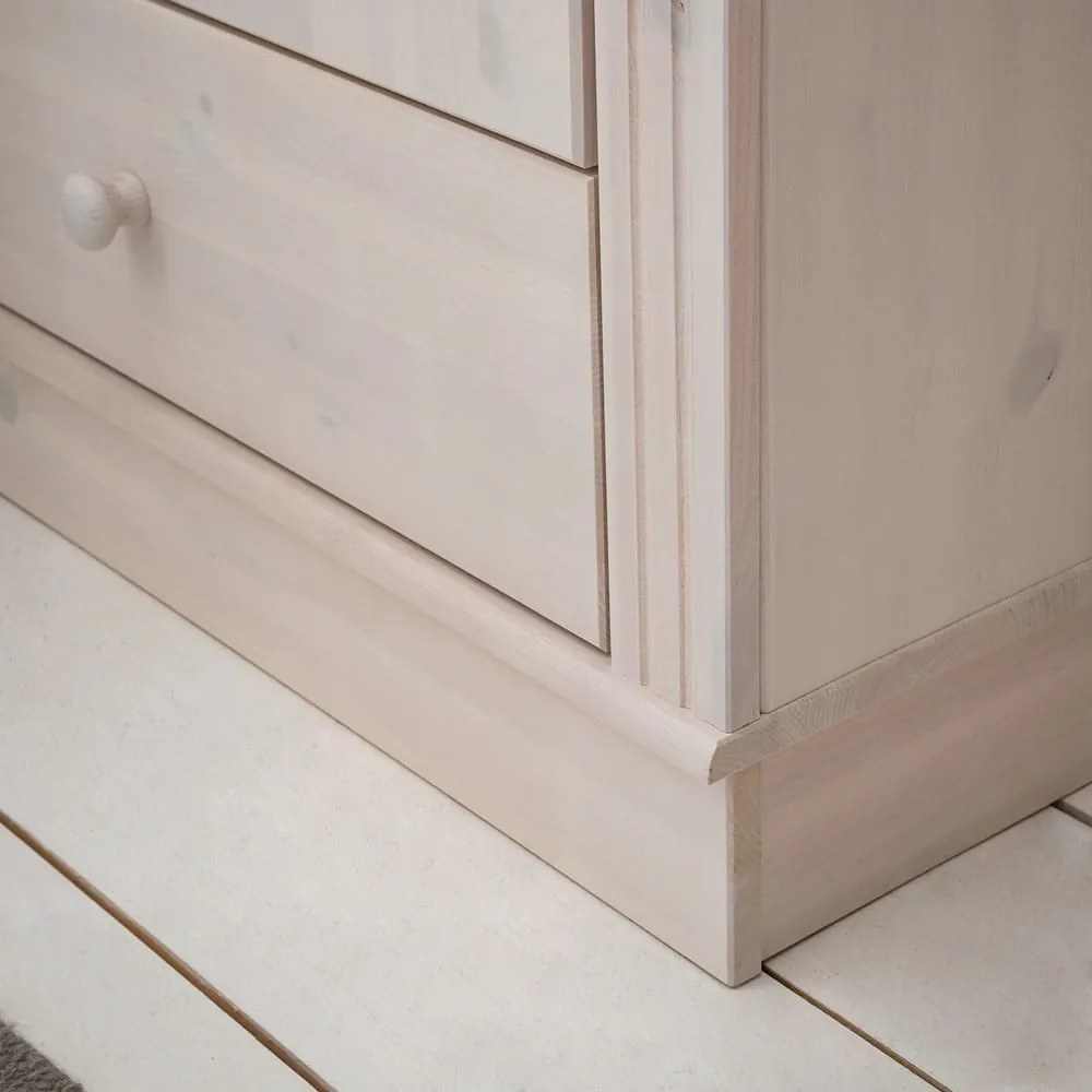 Armadio in legno di pino bianco 65x180 cm Anita - Støraa