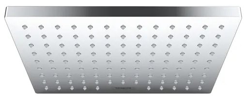 Soffione doccia HANSGROHE Vernis Shape cromo in abs cromato L 23 x H 5.1 x P 17 cm anticalcare 1 getto