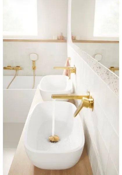 KFA Armatura 4529-810-31 - Miscelatore per lavabo da incasso MALAGA, finitura oro spazzolata