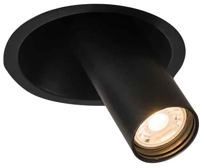 Shilo 7804 - Faretto da incasso YAKUMO 1xGU10//MR11/15W/230V nero