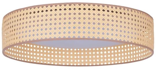 Duolla - Plafoniera LED ROLLER LED/24W/230V diametro 45 cm rattan