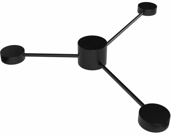 Applique a LED JOY 3xGX53/6W/230V nero