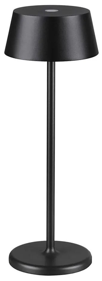 Ideal Lux - Lampada LED dimmerabile touch PURE LED/1,5W/3,7V CRI 90 IP54 nera