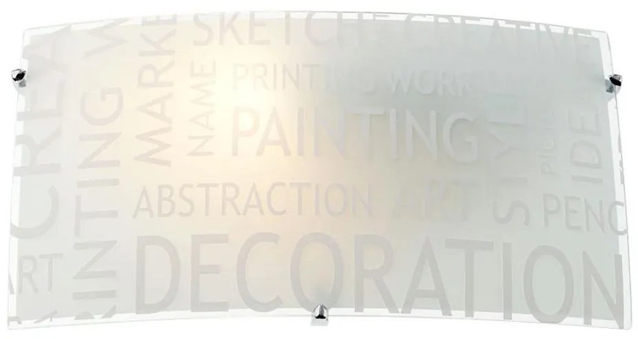 Redo 05-816 - Applique da parete NOTES 1xE27/42W/230V bianca