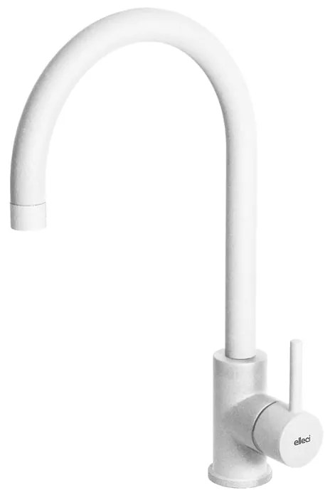 Rubinetto da cucina fisso CLOUD bianco verniciato opaco ELLECI