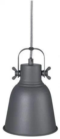 Nordlux - Lampadario a sospensione con filo ADRIAN 1xE27/25W/230V diametro 16 cm antracite