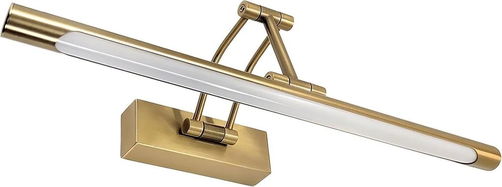 Applique da bagno LED SWE022-1W 42cm Brush Gold